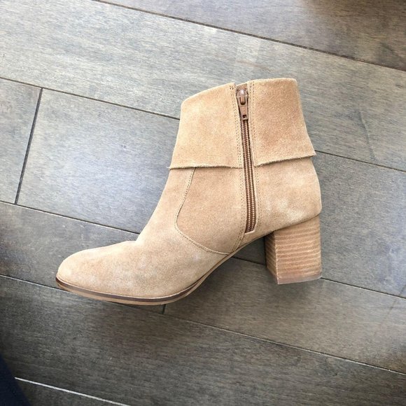 Matisse Paulson Tan Fringe Suede Booties, 9.5 - Picture 7 of 9